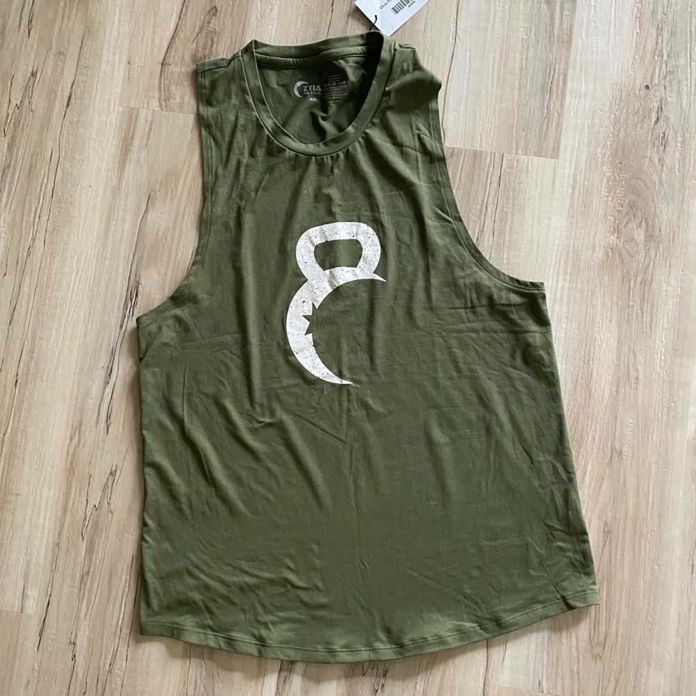 Zyia Olive Kettle Moon Tank
